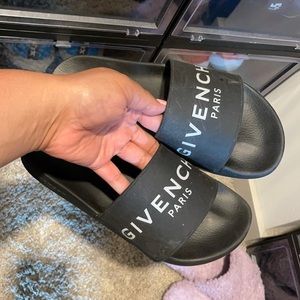 Givenchy Black Slides